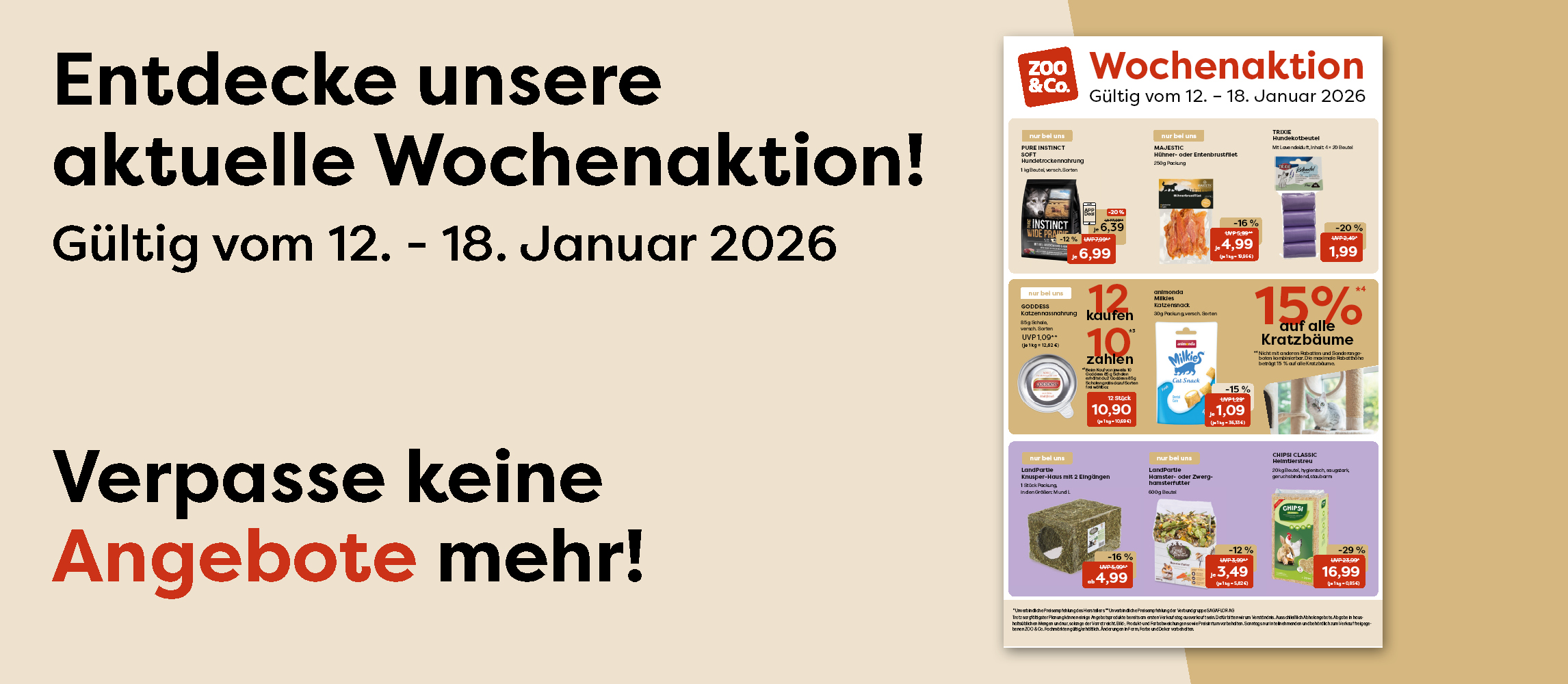 Entdecke unsere aktuelle Wochenaktion vom 12. - 18.01.2025!